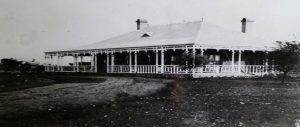 HOUSE BUILT IN BULAWAYO FOR H. M. HOLE BY THE CHARTERED COMPANY
(From the talk by Bob Armstrong " Hugh Marshall Hole and his Matabeleland Stamp Currency Cards of 1900")