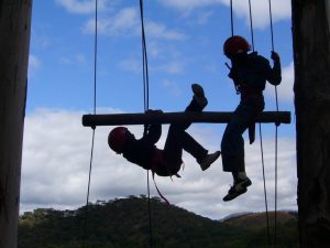 THE JACOB'S LADDER - A CHIMANIMANI OUTWARD BOUND SCHOOL ACTIVITY
(From Dave Meikles talk "Zimbabwe Outward Bound")
