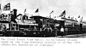 Robin Taylor First Train from Umtali to Salisbury